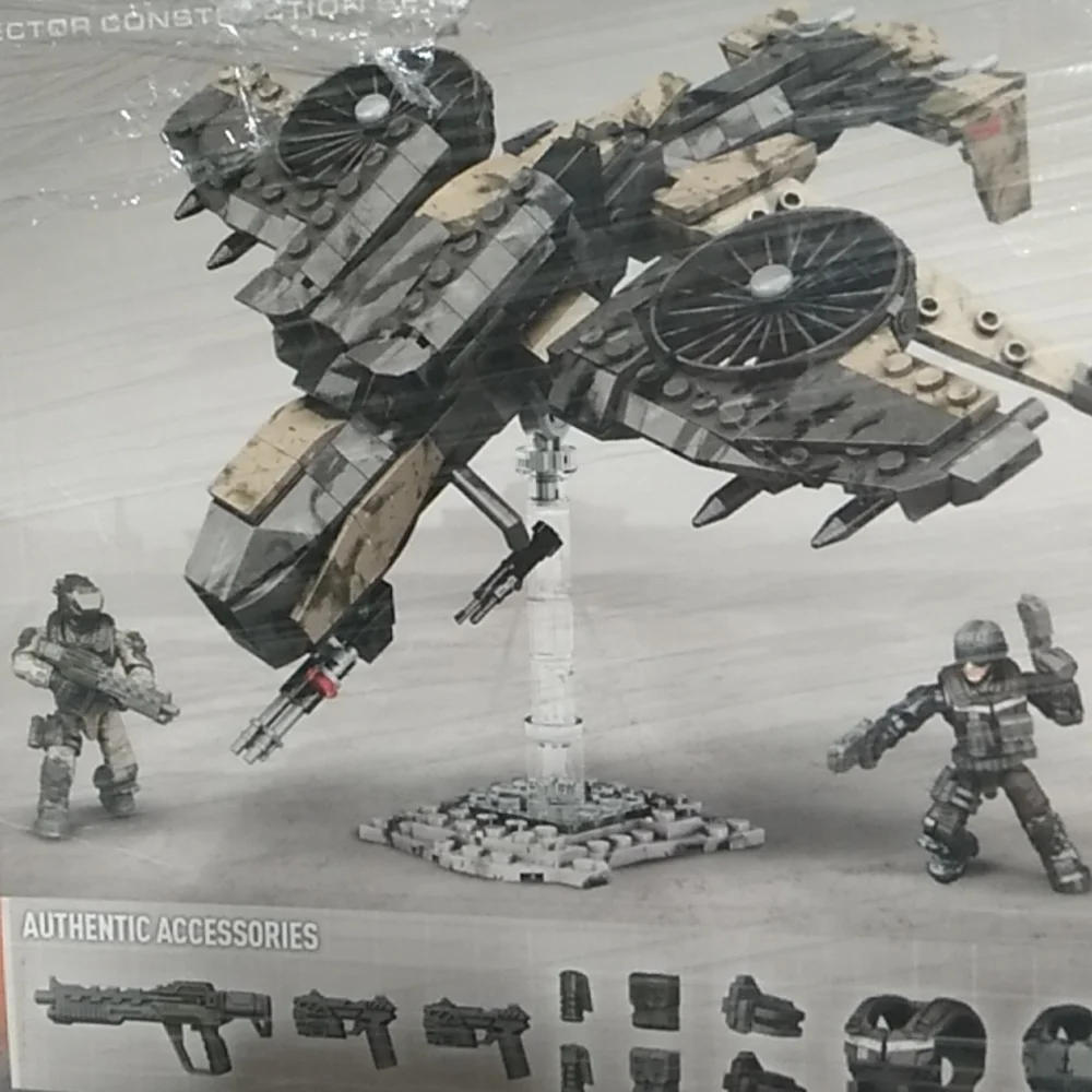 RETIRED! Call Of Duty Collector Construction Set  351pc Wraith Attack Mega Bloks